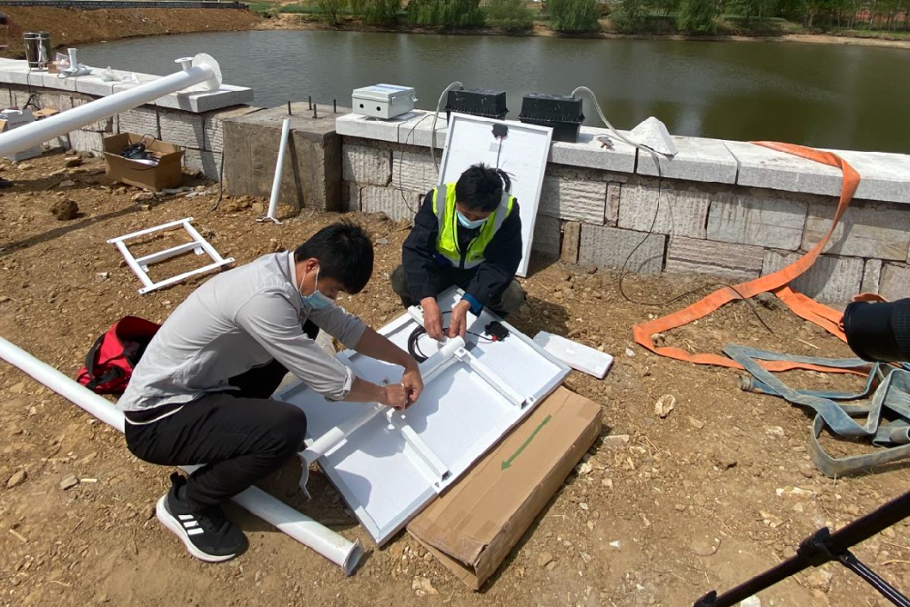 雷达水文监测站安装案例：日照河海水利